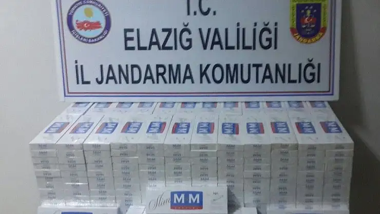 'Elazığ´da 4 bin 170 adet kaçak sigara ele geçirildi'
