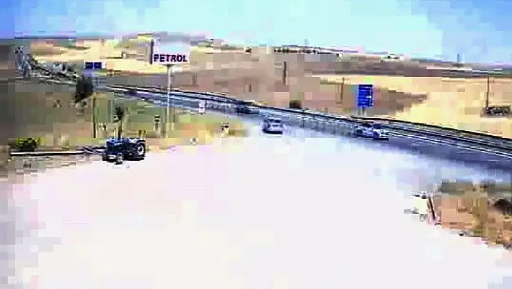 Malatyalı dekan ve oğlunun ölümüne neden oldu kazanın görüntüleri