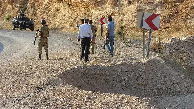 Malatya karayolunda EYP´nin erken patlatılması can kaybını önledi