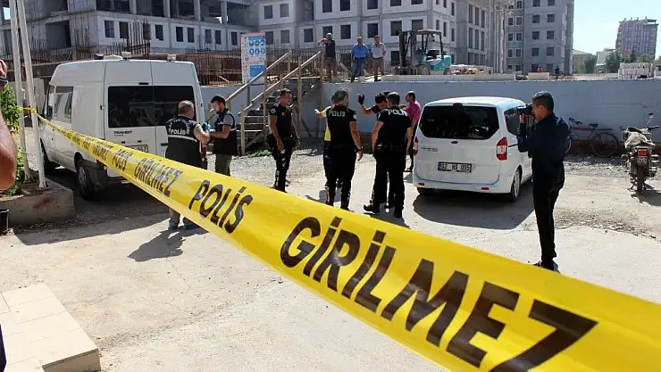 'Valilik inşaat alanında cinayet'