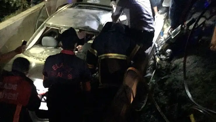 'Otomobil kanala düştü: 1 ölü, 2 yaralı'