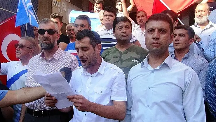 'Kahramanmaraş´ta Barzani ve İsrail´e tepki'