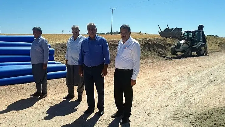 'Oluklu Grup İçme Suyu hattında çalışmalar tüm hızıyla sürüyor'