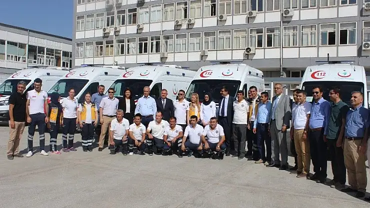 'Adıyaman´da 5 yeni ambulans hizmete girdi'