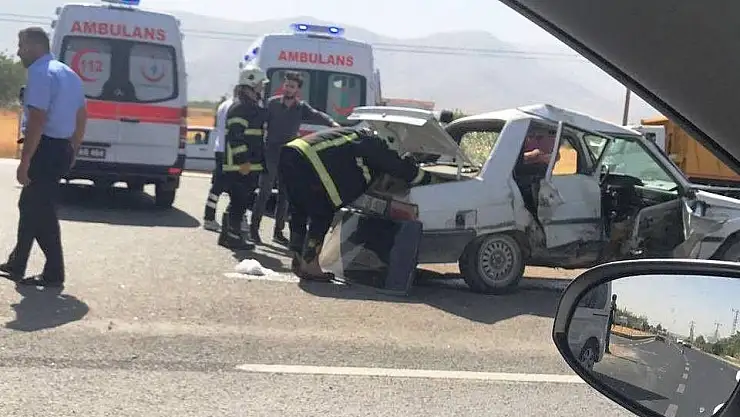 Malatya´da kaza: 4 yaralı