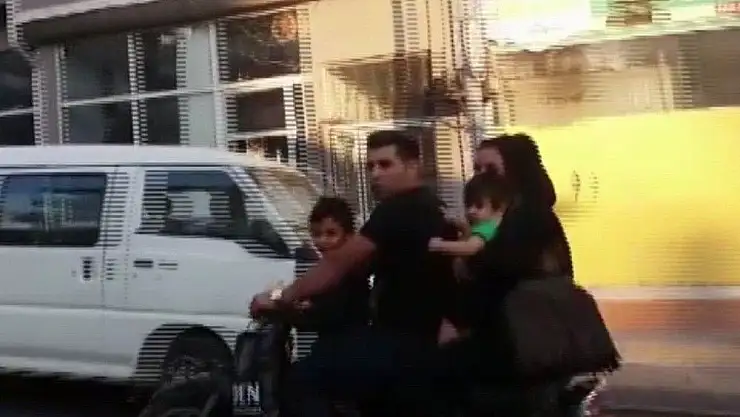 '4 kişilik ailenin tehlikeli yolculuğu'