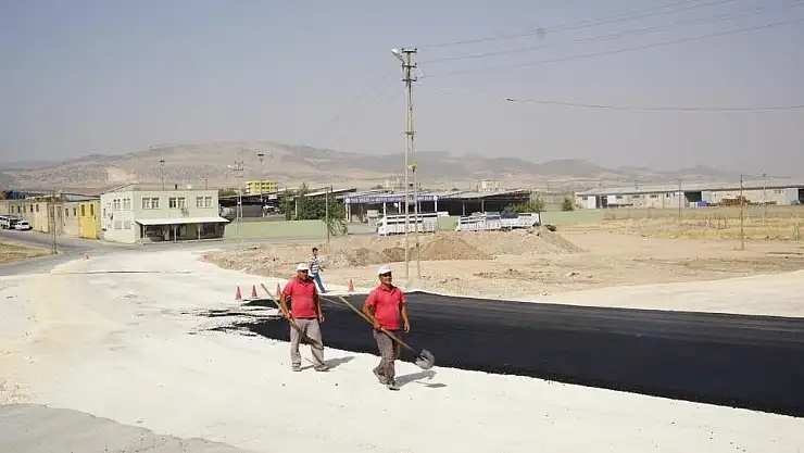 'Sebze hali yolu ve çevresinde asfalt çalışması tamamlandı'