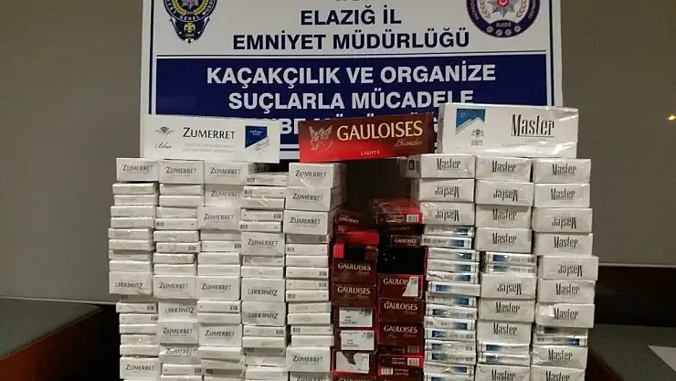 'Elazığ´da bin 310 paket kaçak sigara ele geçirildi'
