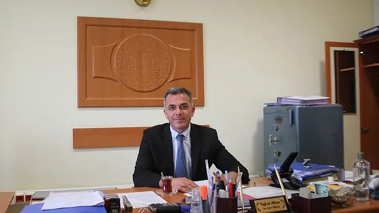 'Gemerek Adliyesi Yazı İşleri Müdürlüğü´ne atanan Alkan göreve başladı'