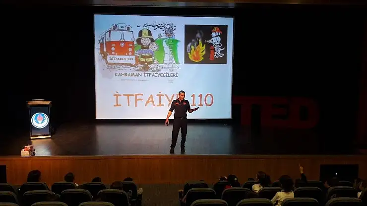 'TED Koleji öğrencilerine yangın eğitimi'