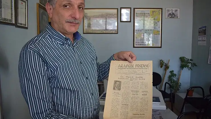 63 yıllık gazete baskı makinesi Malatya'da sergilenecek