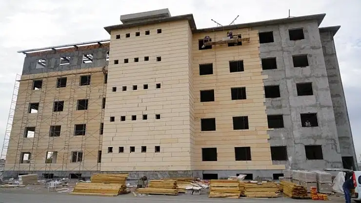 'Adıyaman Belediyesi ek bina inşaatında sona yaklaşıldı'