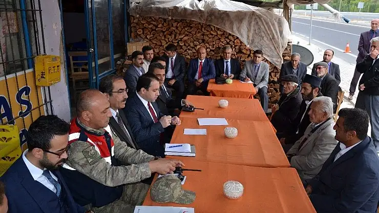 Darende´de devlet vatandaş buluşmaları devam ediyor