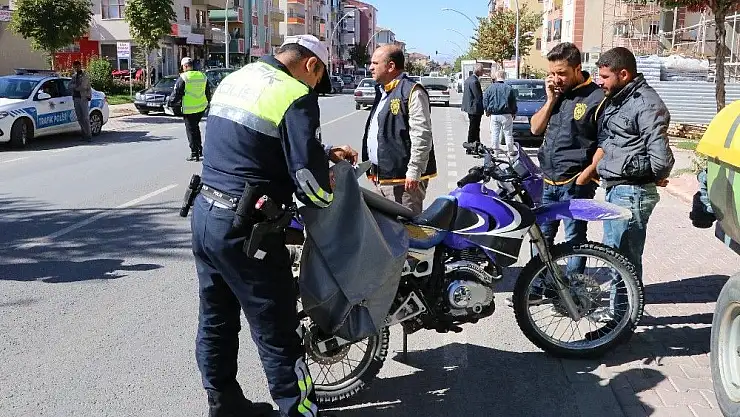 Malatya'da Polisten motosiklet denetimleri