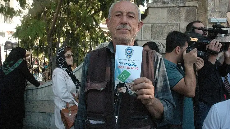 'Cuma namazı çıkışı ''Narkomobil'' tanıtımı'