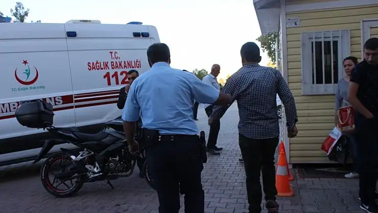 'Madde bağımlısı olduğu iddia edilen şahıs hastaneye kaldırıldı'