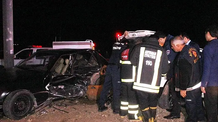 'Düğün dönüşü kaza: 9 yaralı'