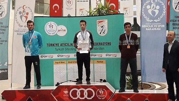 'Atıcılık ve Avcılıkta Türkiye üçüncülüğü'