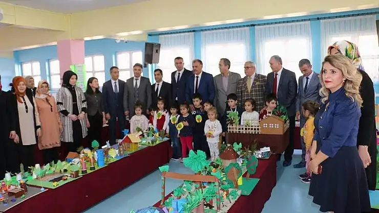 'Anaokulu öğrencilerinden Orman ve Enerji sergisi'