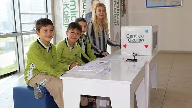 'Çamlıca Okullarında seçim heyecanı'