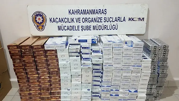 'Kahramanmaraş´ta kaçak sigara operasyonu'