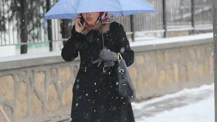 'Sivas´ta kar yağışı etkili oldu'
