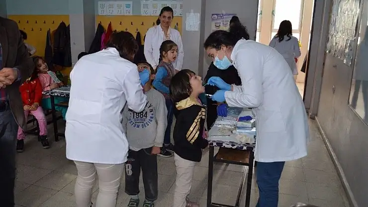 'Ağız ve Diş Sağlığı Haftasında öğrencilere eğitim verildi'