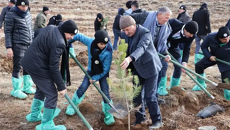 'Her öğretmene bir fidan'