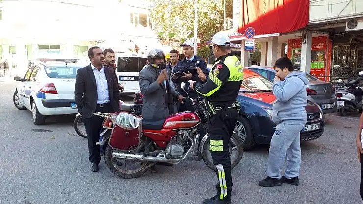 'Kent merkezinde birçok noktada motosiklet uygulaması yapılıyor'