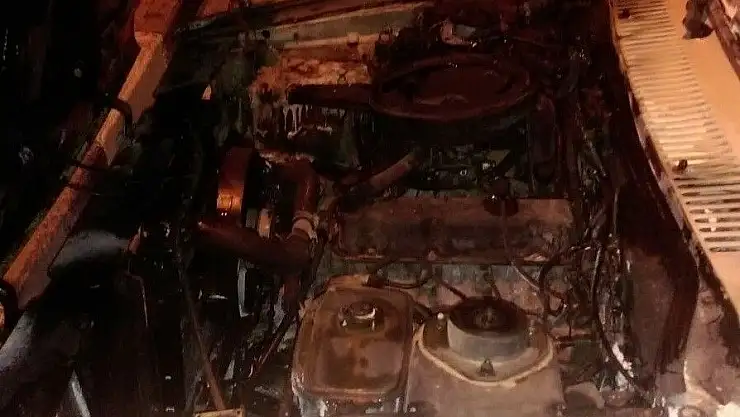 'Park halindeki otomobil yandı'