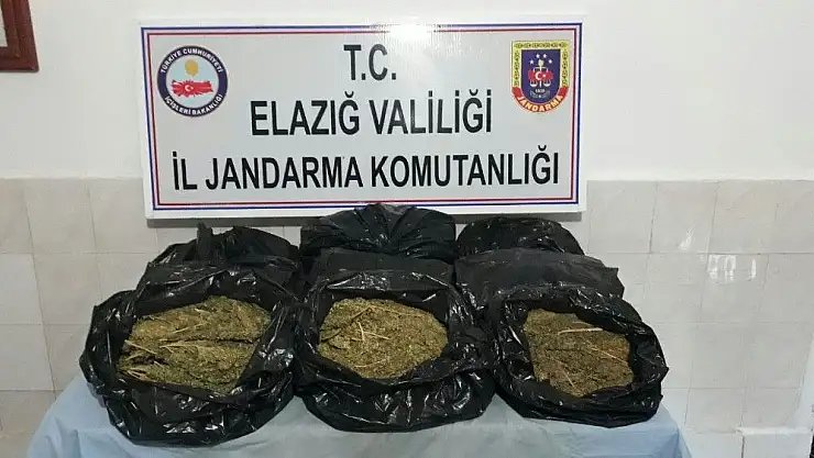 'Elazığ´da 12 kilo esrar ele geçirildi'