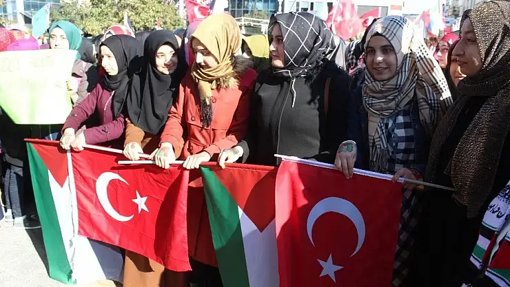 Malatya'da ABD´ye Kudüs protestosu