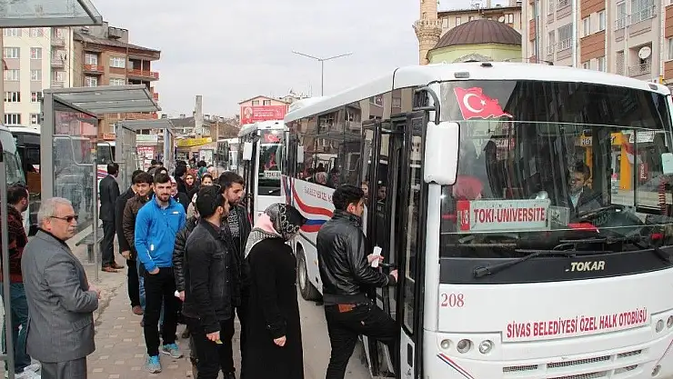 'Cumhurbaşkanının ziyaretine belediyeden ücretsiz ulaşım'