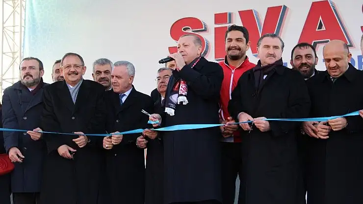 'Cumhurbaşkanı Erdoğan, Sivas´ta (2)'