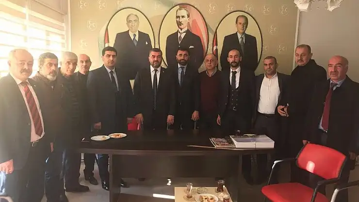 'MHP İl Başkanı Avşar´dan İlçe Başkanı Samanlı´ya ziyaret'