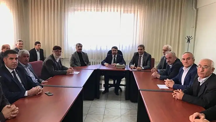 'Alkayış il genel meclis üyeleriyle bir araya geldi'