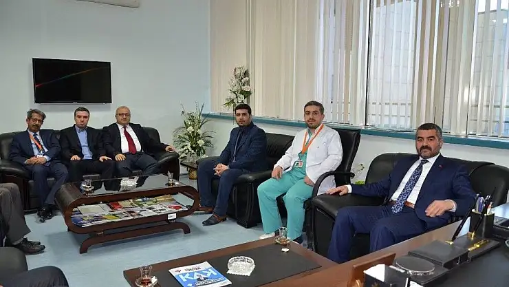 'MHP İl Başkanı Avşar´dan Başhekim Parlakpınar´a ziyaret'