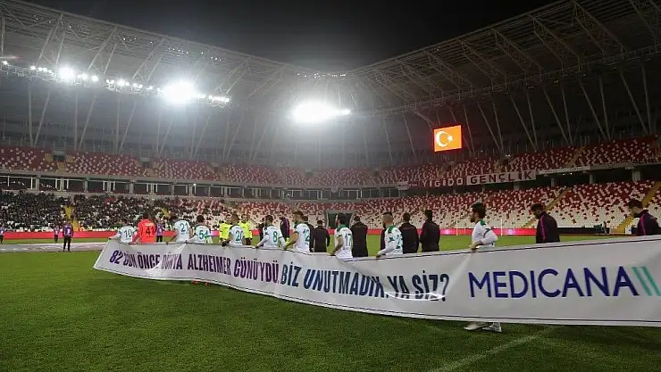 'Medicana Sağlık Grubu´ndan kupa maçında Alzheimer mesajı'