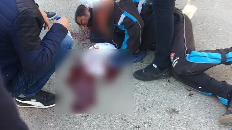'Motosikletle otomobil çarpıştı: 1 yaralı'