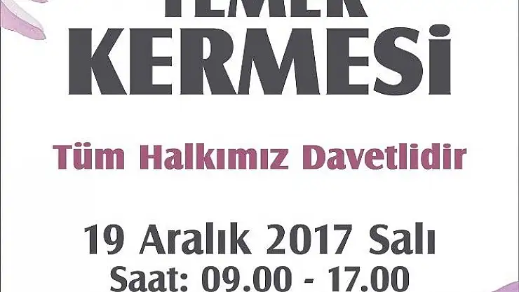 'Büyükşehir´den kermese davet'