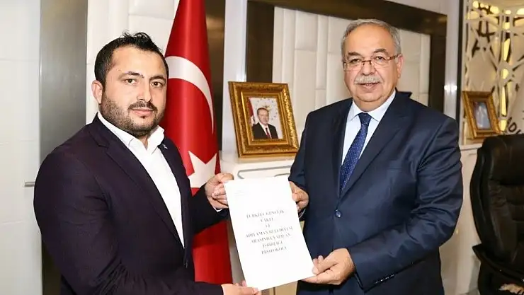 'Adıyaman Belediyesi ile TÜGVA arasında işbirliği protokolü'