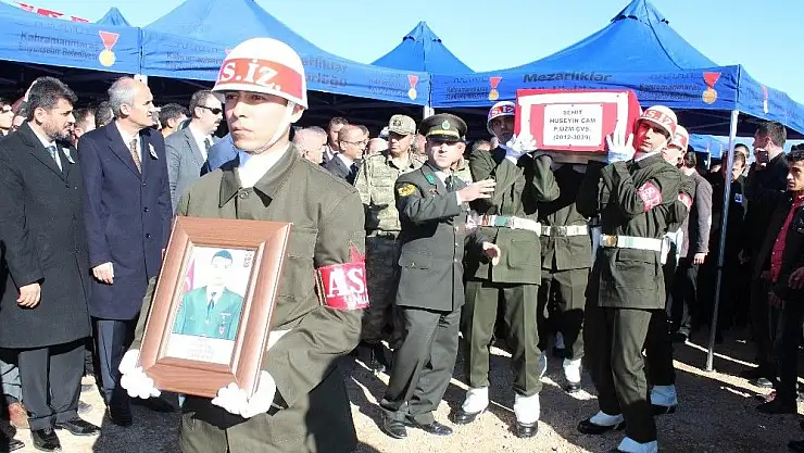 'Kahramanmaraş şehidini uğurladı'