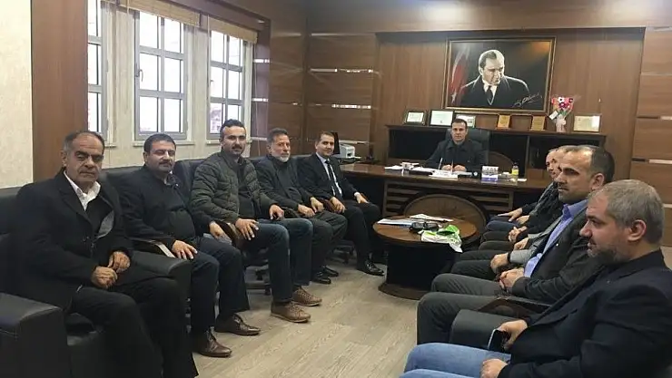 'Kahta Gönüllüler Platformu Müdür Tünçmen ile bir araya geldi'