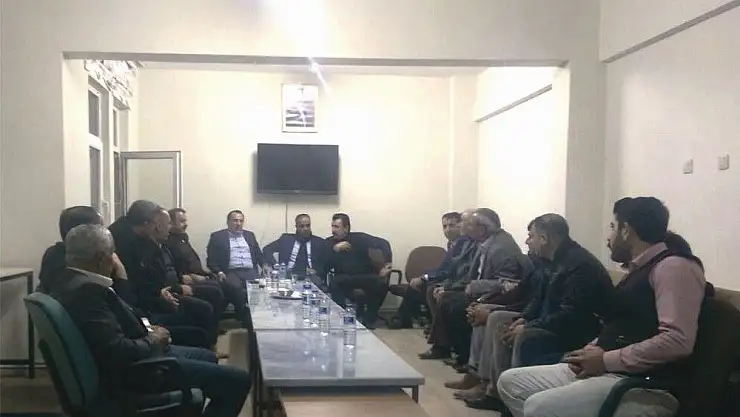 'Kaymakam Kaya muhtarlarla bir araya geldi'