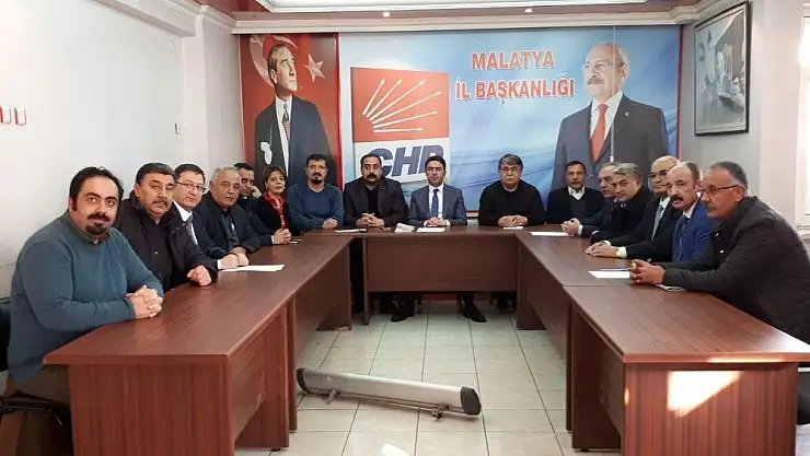 Malatya´da CHP il yönetiminden görev dağılımı