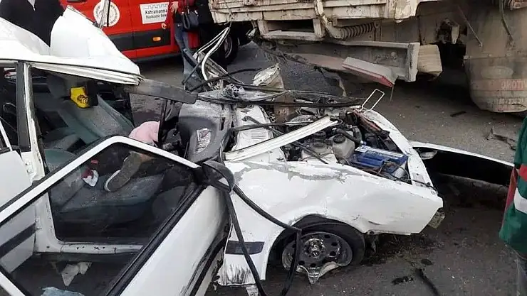 'Kahramanmaraş´ta trafik kazası: 1 ölü, 5 yaralı'