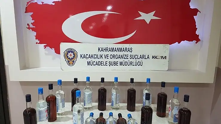 'Kahramanmaraş´ta kaçak içki operasyonu'