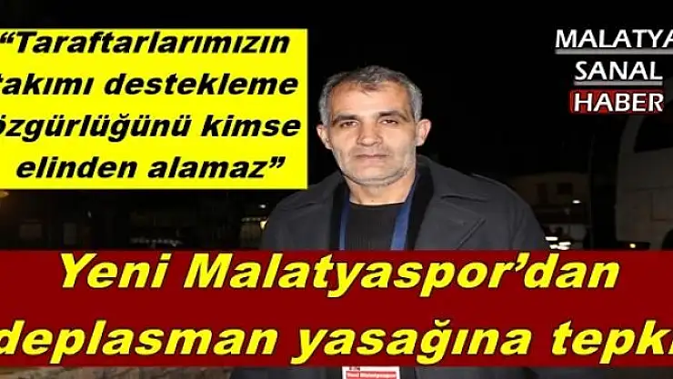 'Taraftarlarımızın takımı destekleme özgürlüğünü kimse elinden alamaz'''''