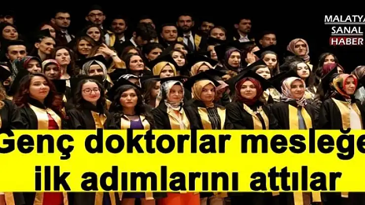 İnönü'de Genç doktorlar mesleğe  ilk adımlarını attılar