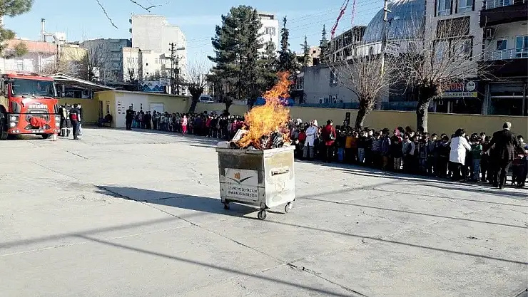 'Öğrencilere itfaiye mesleği tanıtıldı'